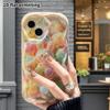 Phone Case: 2D flat design suitable for iPhone 18 17 16 15 14 13 Pro protective case, bunny candy platter, perfect Christmas and Halloween holiday gif