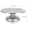 30cm Household Stainless Steel Cake Stand Turntable Rotating Base Cake Decorating Table DIY Kitchen