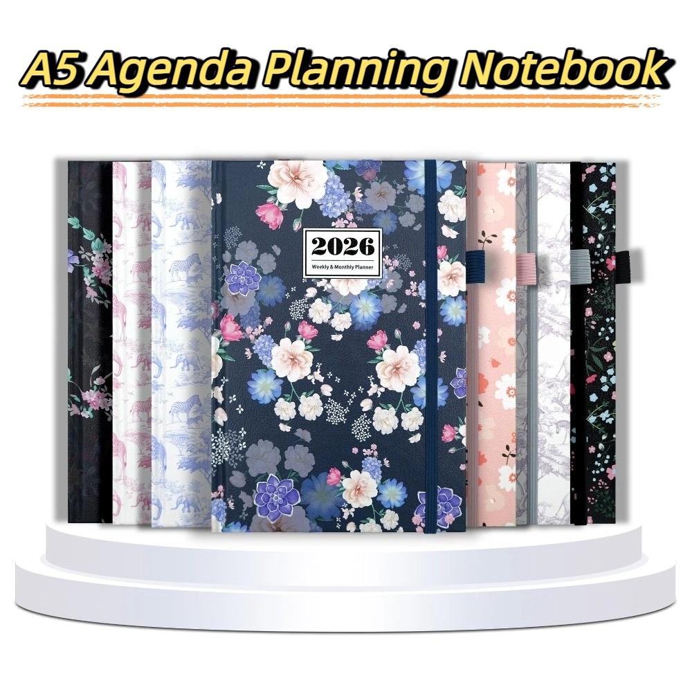 Wear-resistant A5  Agenda Planning Notebook English Office Work Planner  Stationery
