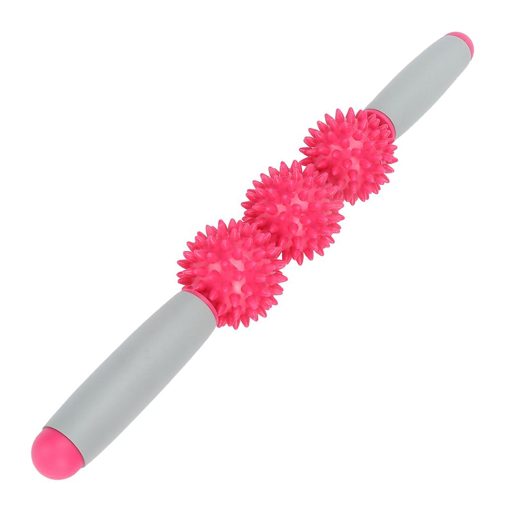3 Balls Muscle Massage Roller   Stick Body Massage Relaxation Muscle Roller Stick