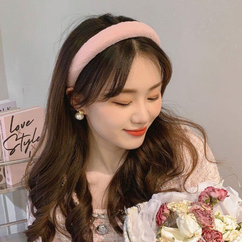 2023 Pink High Crown Headband & Hair Clips Set for Girls - Wide Edge Beauty Accessory