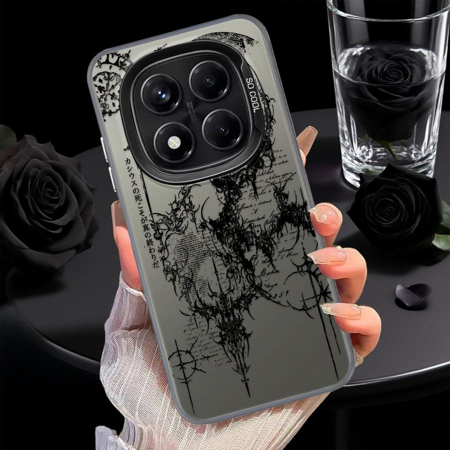 Gothic Style Angel Cross Phone Cover Case for Xiaomi Redmi Note 14 A1 11 Pro 13C 10 A2 Note 13 12 Pro Plus 12 12C 14C