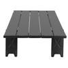 Mini Draagbare Aluminiumlegering Opvouwbare Tafel Outdoor Kamperen BBQ Picknicktafel Zwart