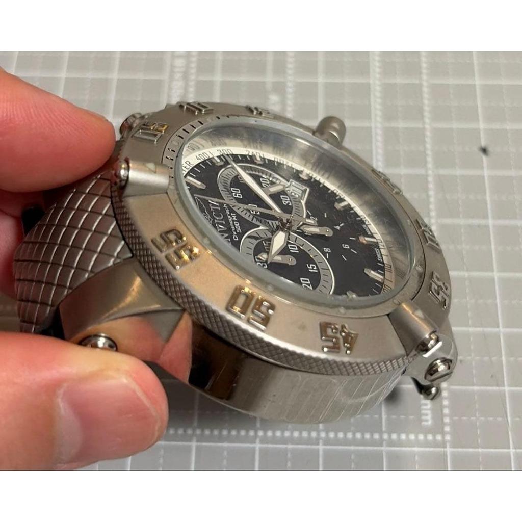 Used invicta invicta men's chronograph quartz no battery belt