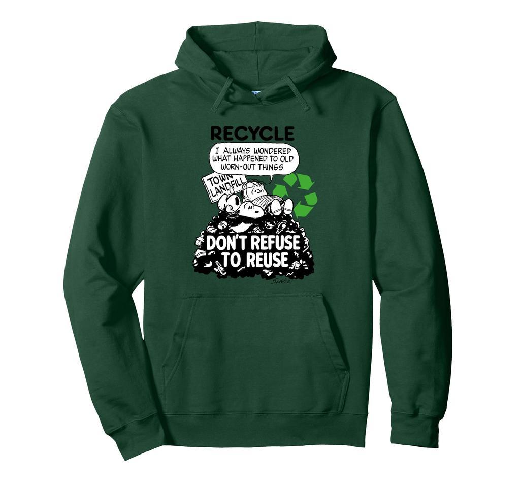 Peanuts Snoopy Dont Refuse To Reuse Hoodie