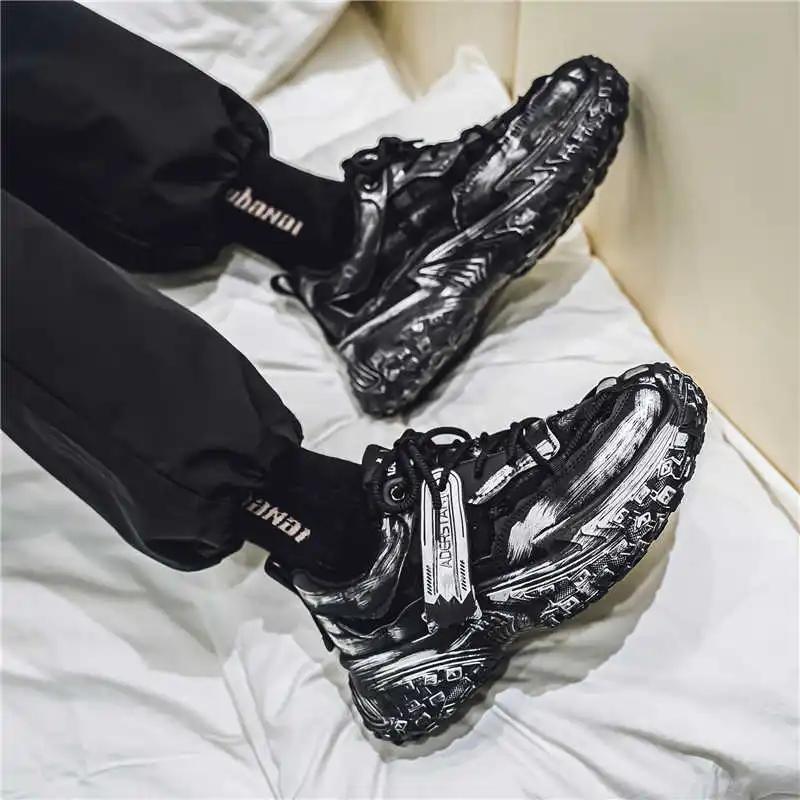Fashion Playform Non-slip Sole Basketball Sneakers 47 High Mens Shoes Flat High Boots Sport Releases Daily Raning Of Famous Brands