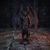 Halloween Demon Knight Figurine 3D Printed Desktop Ornament Black Demon Statue  Table