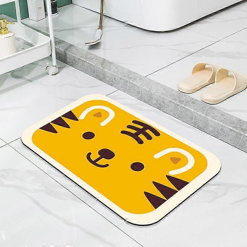Cartoon Absorbent Super Soft Shower Mat Bathroom Non-slip Machine Washable, Suitable for Doorway/kitchen/bathroom/laundry room/bedroom(DD508)60*90cm