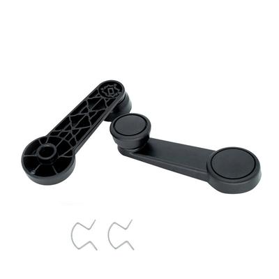 2 szt. Czarna korbka do okna samochodowego do Forda Transit Connect Fiesta Focus