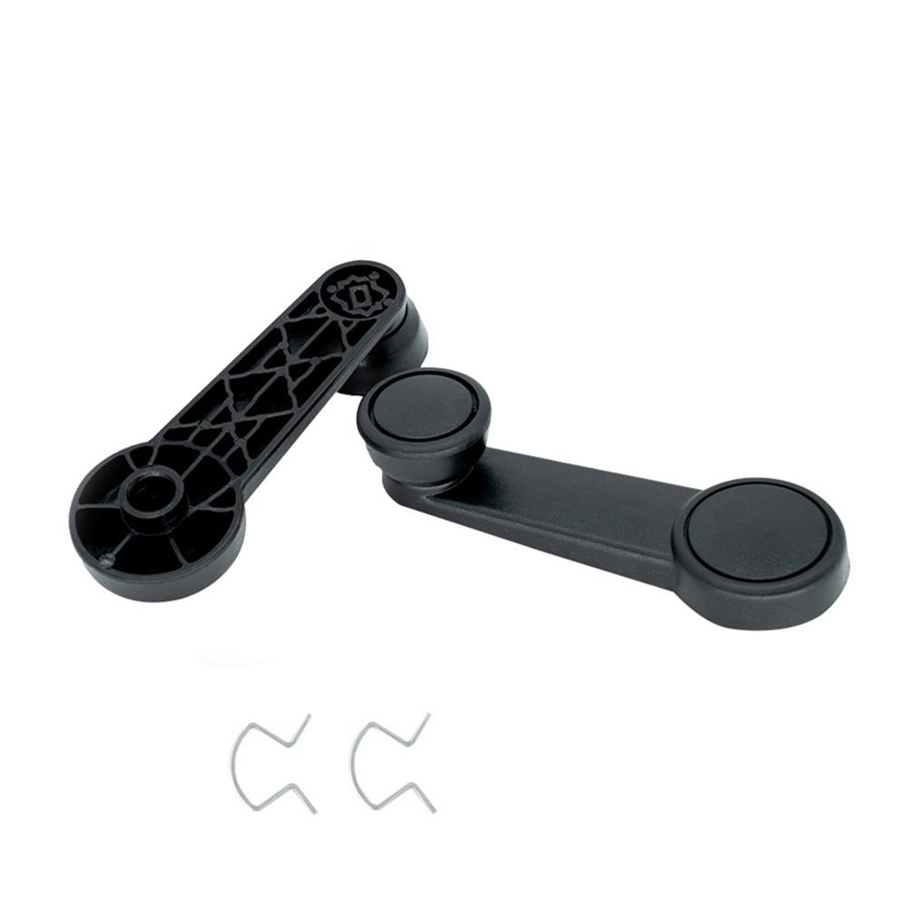2 Pcs Car Window Crank Winder Handle Black For Ford Transit Connect Fiesta Focus