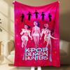 Kpop Witch Hunters Blanket Blanket Jit Witch Hunters Peripheral Pattern Digital Printed Flannel Blanket Blanket