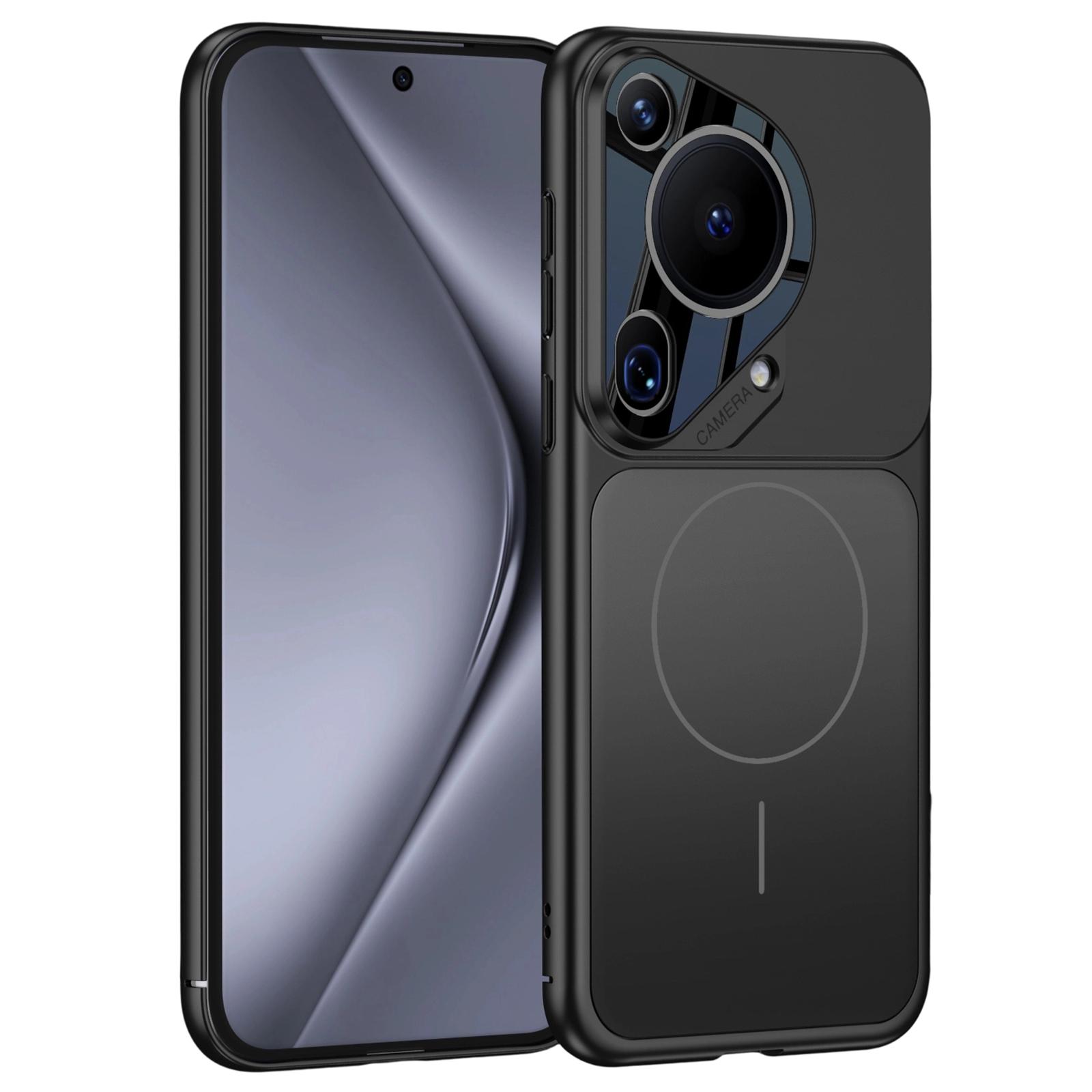 

For Huawei Pura 70 Ultra Case Transform to for iPhone 17 Pro Matte PC Phone Cover Magnetic Case