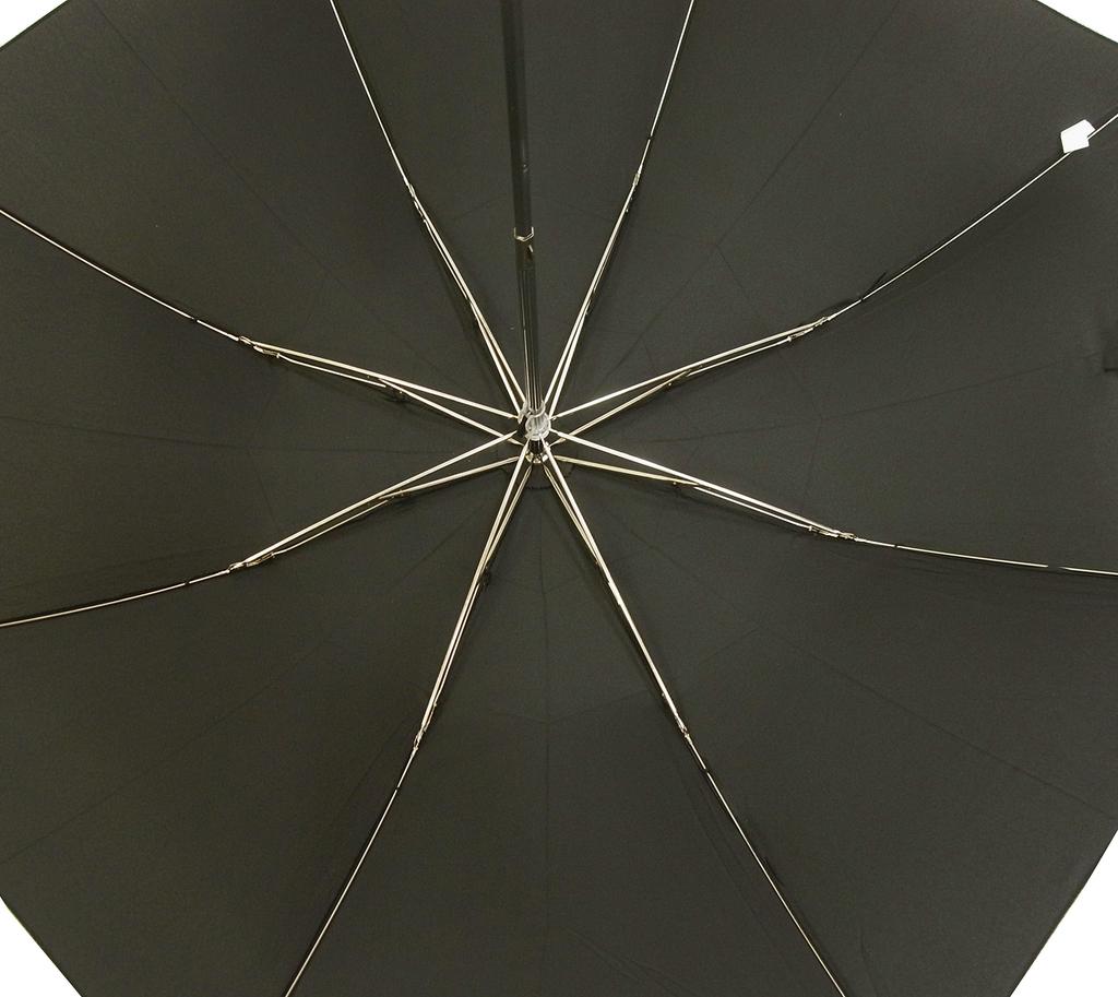 Fox Umbrellas TEL12 8 Rib Telescopic Folding Umbrella (FX-113) - Parasol Black/Hand-stitched [Used]