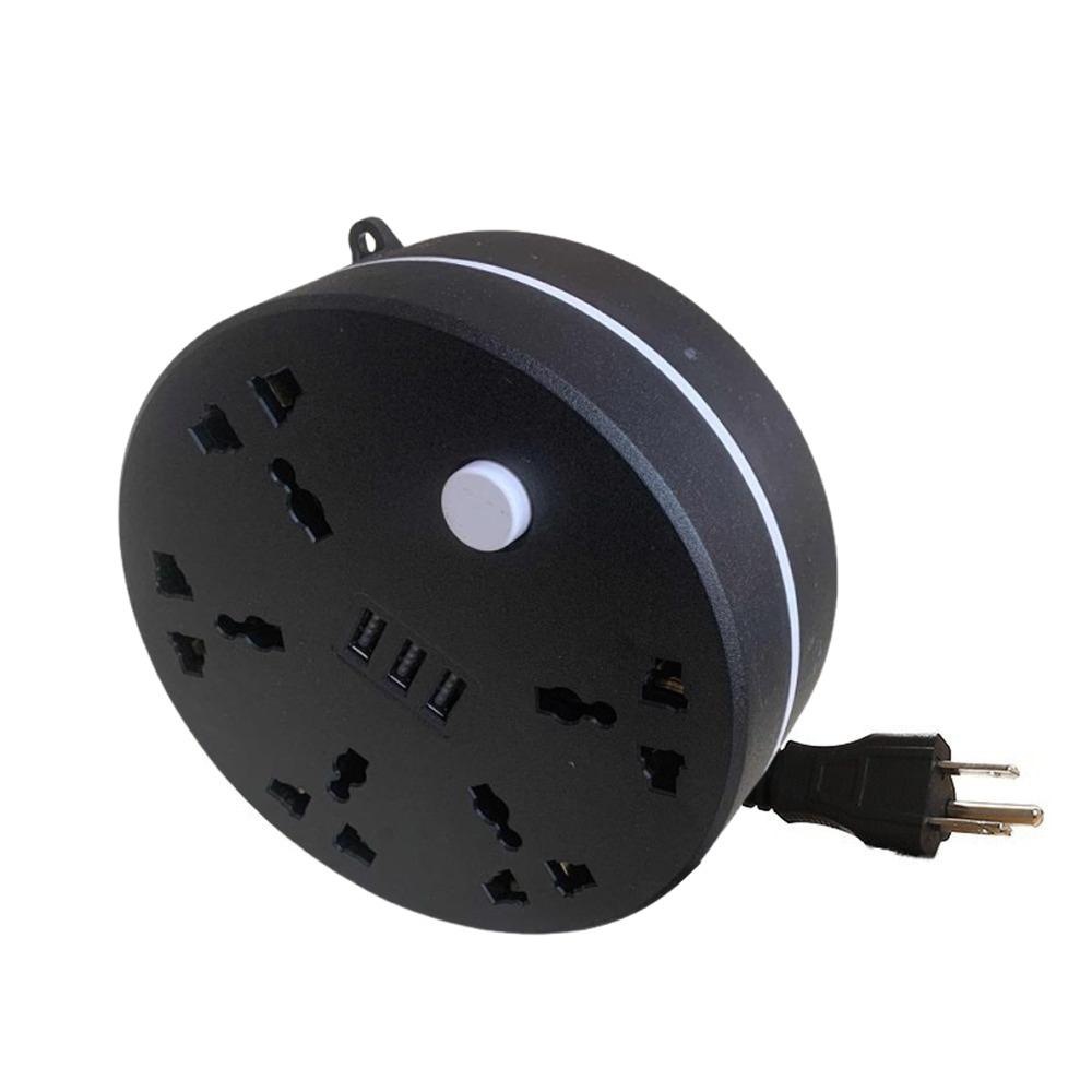 Universal Multi Outlet Power Strip Socket Socket Adapter with Long Cable Travel Essentials