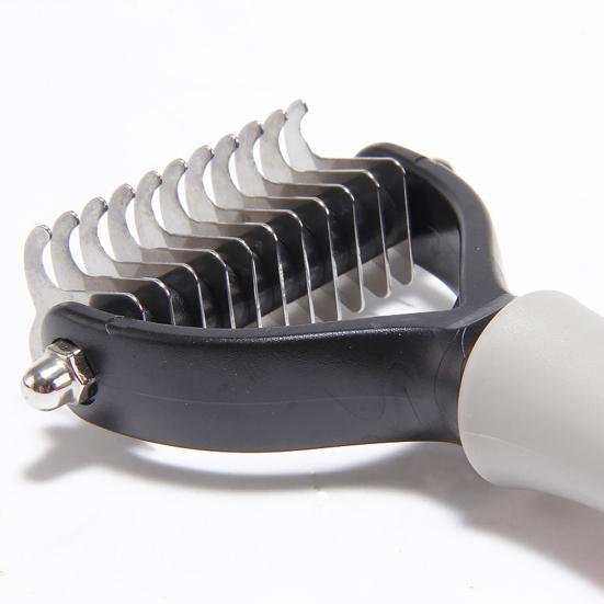 Grooming Comb Pet Hair Combing Hand-held Design Colorful Shedding Hair Remover for Pets