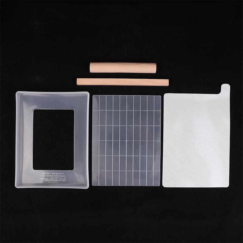 Sada nářadí na nugát Pečicí formy Cukrářské Opakovaně použitelné Snadné DIY Kuchyně Obdélníkové formy na dorty Potravinářské Nugátová pečicí deska