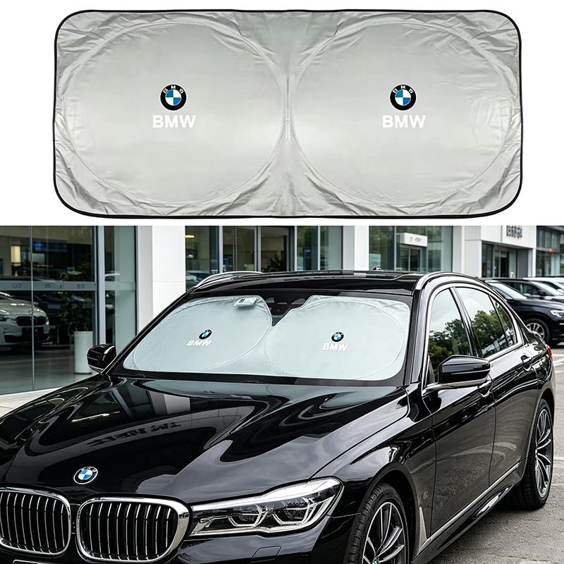 Car Windshield Sun Shade Visor UV Protection Shield For BMW Performance X3 X5 X1 X2 X4 X6 X7 Alpina E46 E60 E90 E39 E87 E36 E92 HX9
