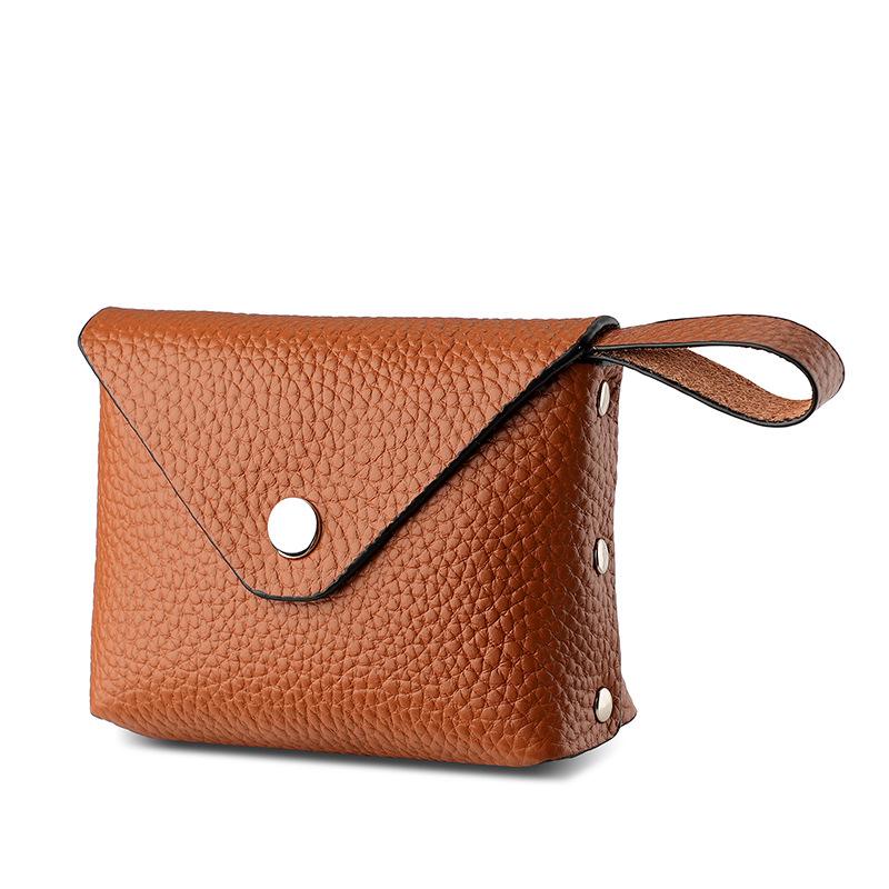 2023 Women's Mini Cowhide Coin Purse Snap Wallet