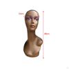 Elegantní dámská figurína hlava s nastavitelným stojanem na ramena pro vystavení šperků - Výška 48 cm