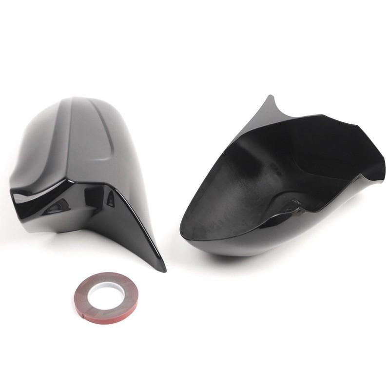 For LHD Lexus ES LS IS Series 2006-2012 2x Car Sticker Rearview Side Mirror Cover Wing Cap Exterior Door Rear View Case Trim