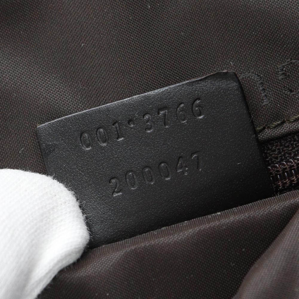 Gucci Umhängetasche 001.3766 schwarz Nylon Canvas Damen Gebraucht