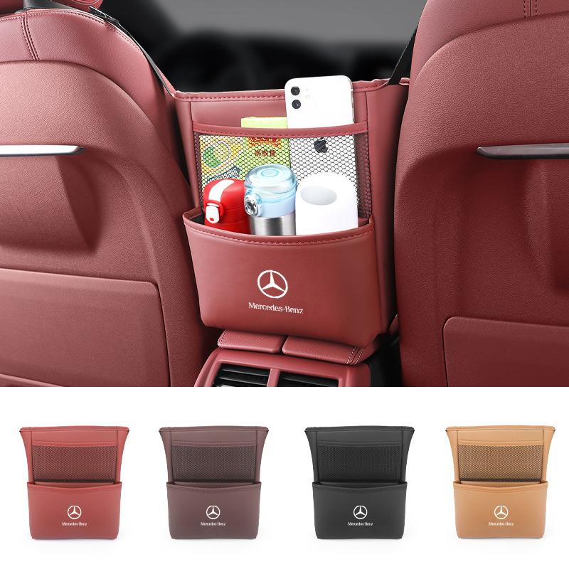 Střední závěsná úložná taška na autosedačku Kapsa do štěrbiny Příslušenství Pro Benz W202 W212 W126 W140 W168 W177 CLS GLE GLC GLS CLA