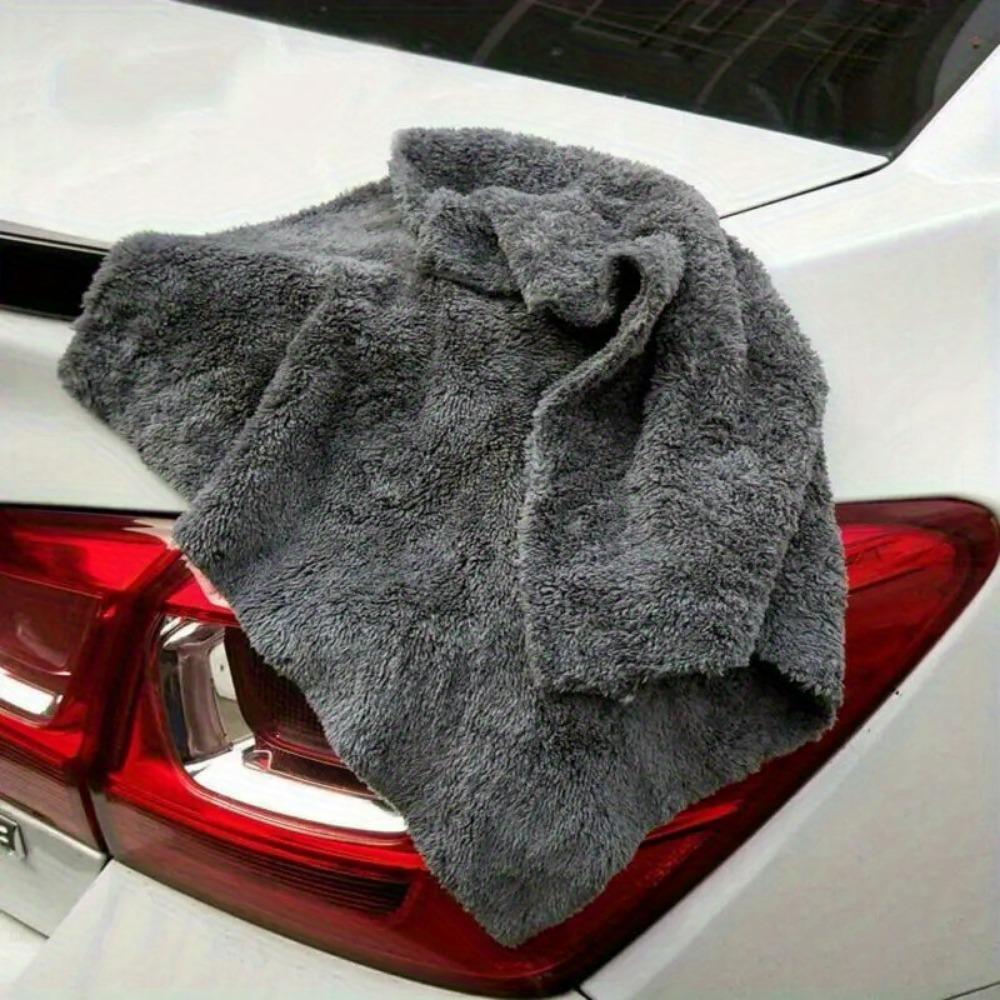 1/2/3/6Pcs 16Inch X 16Inch 400Gsm Edgeless Microfiber Car Towels Ultra Soft Auto Detailing Wash Drying Polishing Cloth