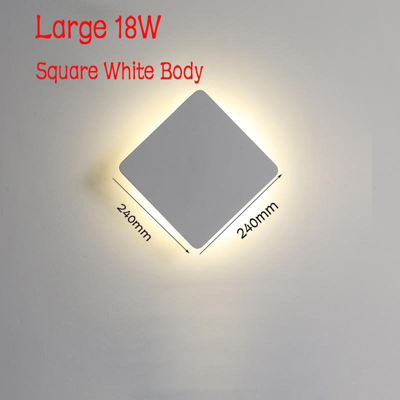 Indoor LED Wall Lamp Living Room Decoration Wall Light Home Lighting Aluminum Wall Lamp Fixture Loft Stair Light AC85-265V