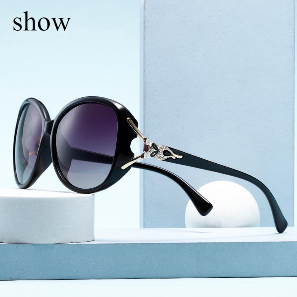 Gafas de sol polarizadas para mujer gafas cabeza de zorro tendencia de moda gafas versátiles gafas de transmisión en vivo celebridad de Internet