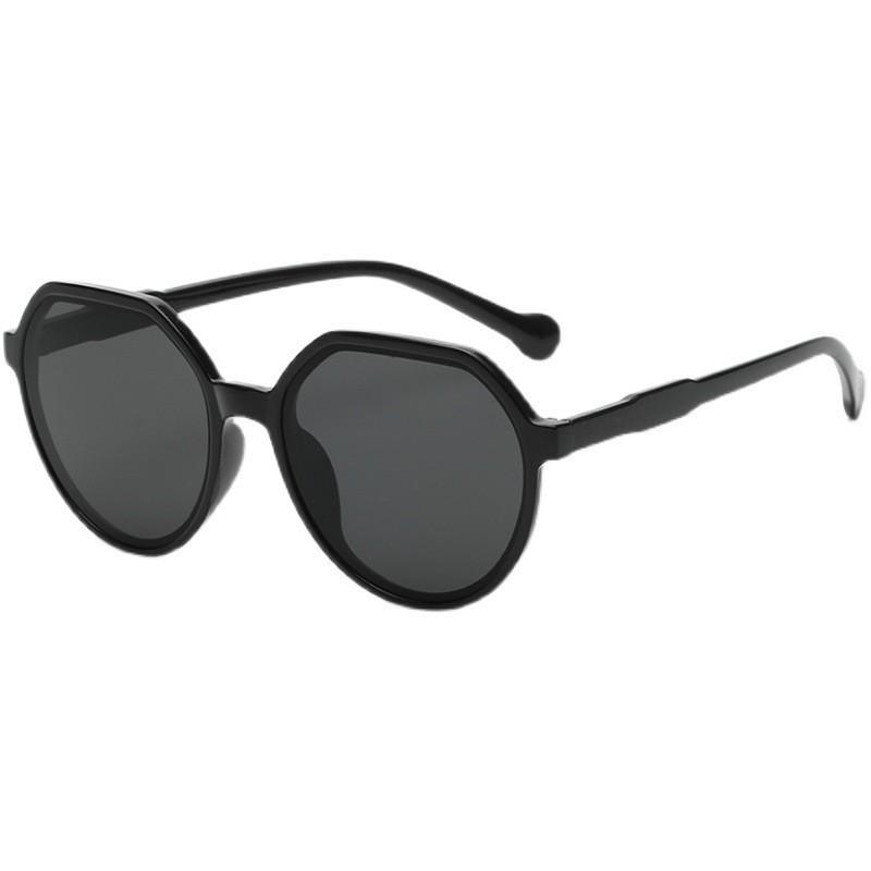 1PC Brown Sunglasses Ins Wind Female Korean Version Trendy Internet Celebrity Retro Small Frame White Sunglasses Small Face