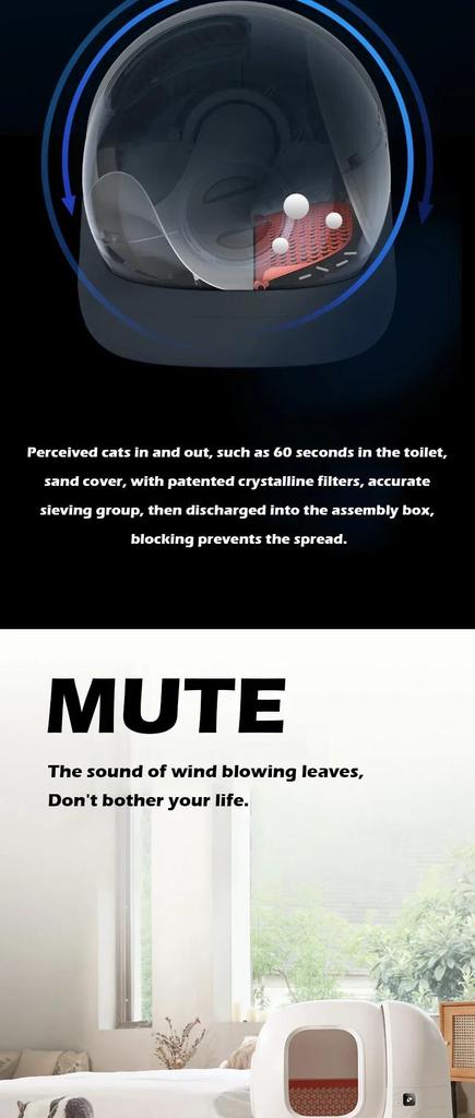 Katze kleine Box Petkit MAX-2 Intelligente selbstreinigende automatische Katzentoilette mit App internationale Version Pura Neuestes Modell