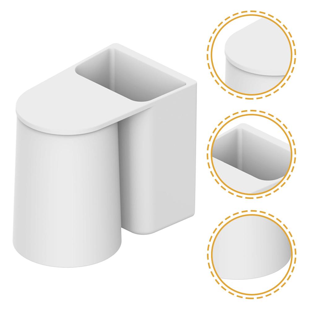 Magnetic Cup Holder Wall Mounted Toothbrush Rack Abs Pp Material Bathroom Storage Electric Toothbrush Stand Toothpaste