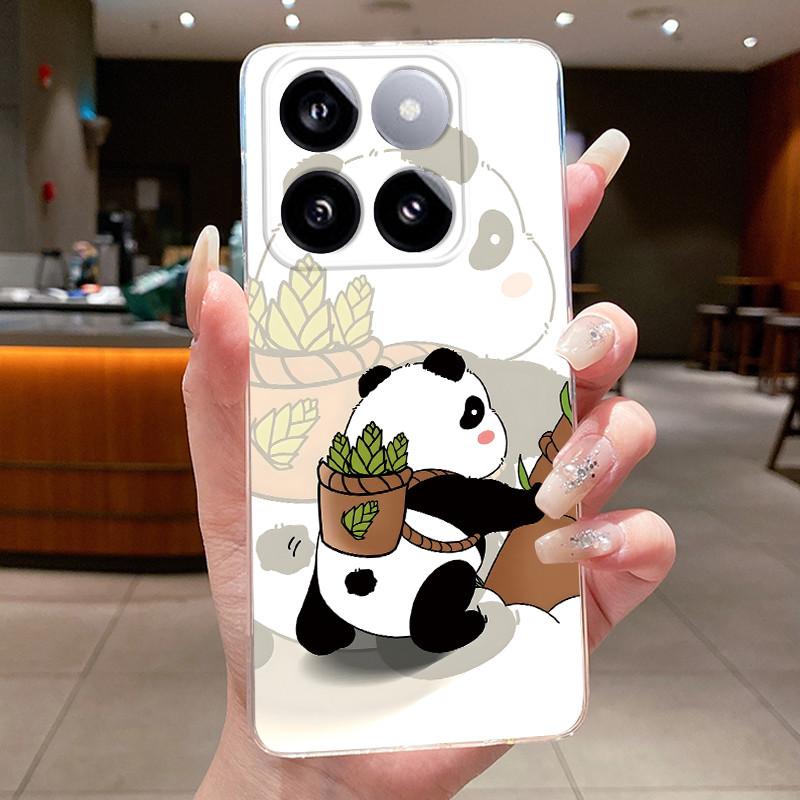 For Xiaomi 14T / Xiaomi 14T Pro Case Clear Luxury Fashion Butterfly Flower Soft TPU Silicone Casing Cover Transparent Phone Case