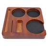   Filter Holder with Non-Slip Support for Coffee Pressing Station in Walnut Wood