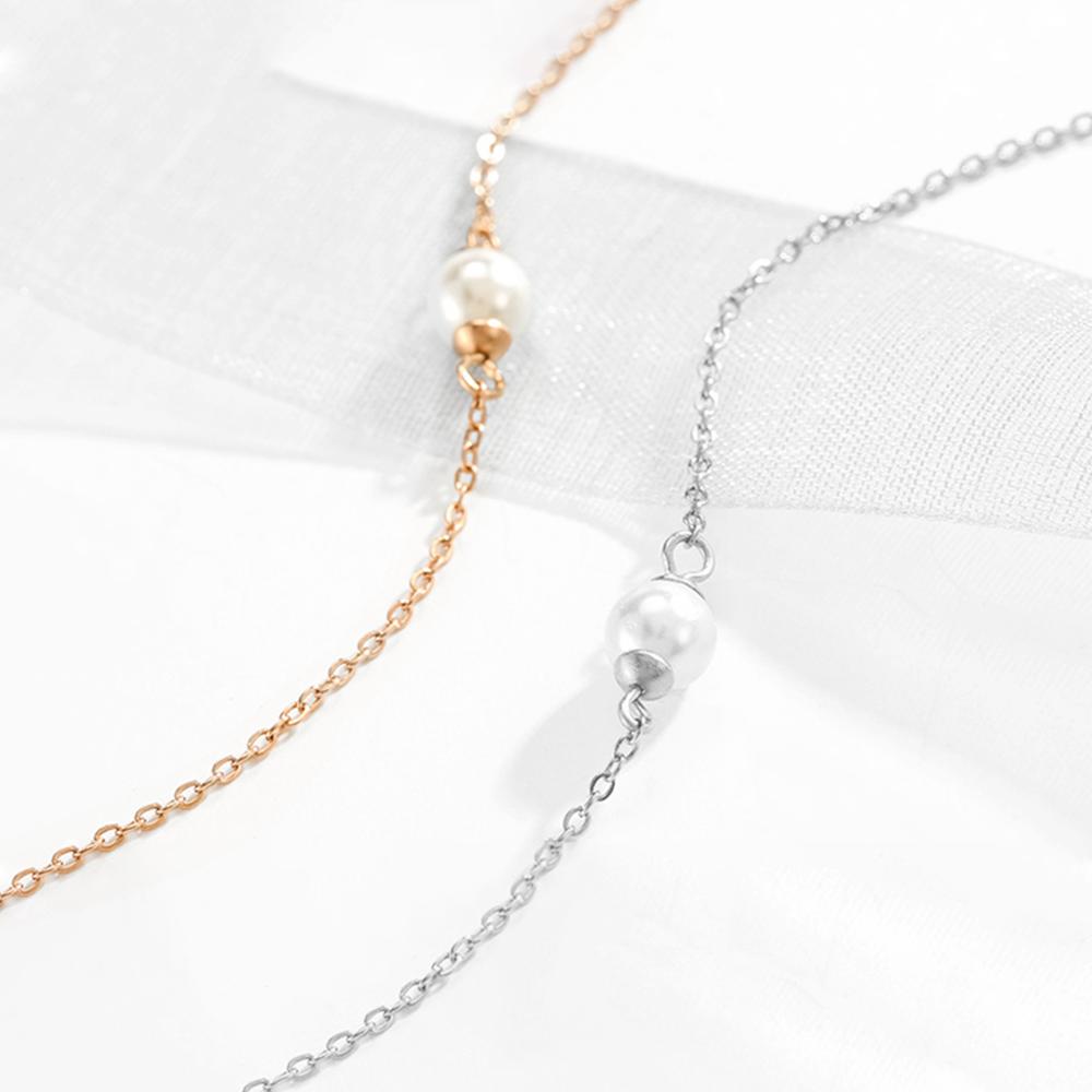 eManco Minimalist Stainless Steel Bracelets for Women Sea Imitation pearls Bracelet Women Charm Bracelet Jewelry