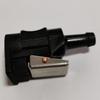 Small Engine Fuel Line Connector Black 8mm Plastic for Yamaha Outboard Gasoline Motor and Accessories