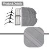 Side Brush Filter Mop Cloth Kit Plastic/ Nylon/ Microfiber/ Filter Paper For Eu-fy X8 Pro Serie X8 Pro SES Vacuum Cleaner