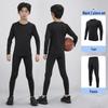 Kids & Adults Quick-Dry Sports Suit: Long Sleeve Tights for Football, Basketball, Fitness