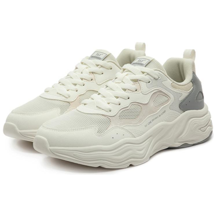 361 Abrasion Resistant Slip Resistant Low Top Casual Running Shoes Men's White Gray 672516760 /