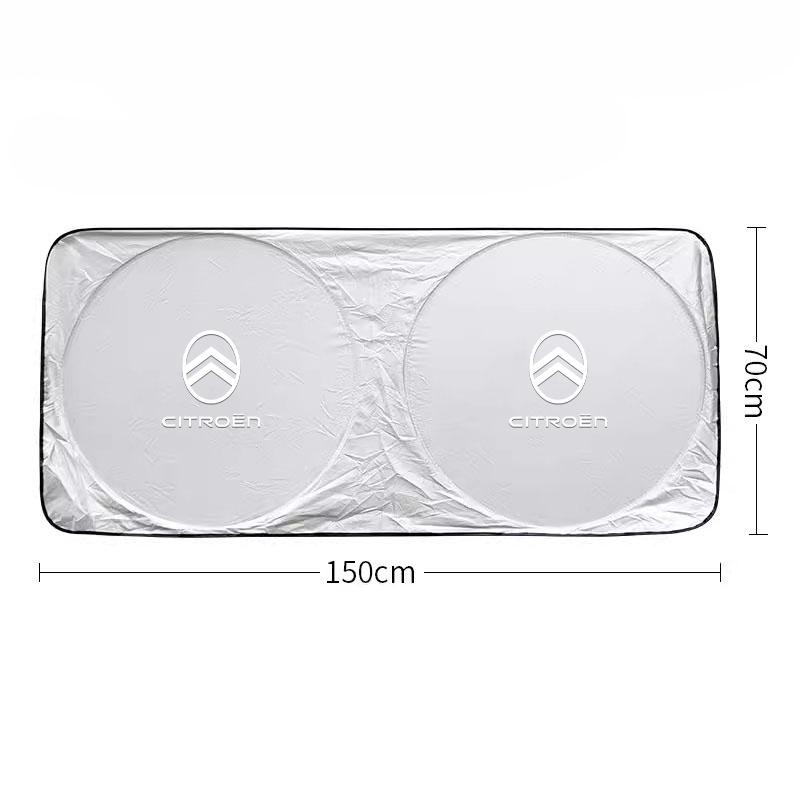 Car Sunshade Windshield Ultraviolet-proof Sun Visor For Citroen C5X e-C4 X e-C3 C4 C3 C5 Berlingo C-Elysee C-Crosser C1 C6 C2 ajz256