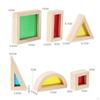 17 Pieces Stacking Game Construction Toys Wood Building Blocks Set Boys Girls Learning Developmental