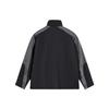 Li-Ning Color Block Stand Collar Windbreaker Men Outerwear Black AFDU017-2