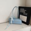Korean fashion niche simple ballet style underarm baguette bag casual single shoulder women's bag