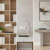 Cloud Sculpture with Base Elegant Statue Easy to Display for Living Room, Office