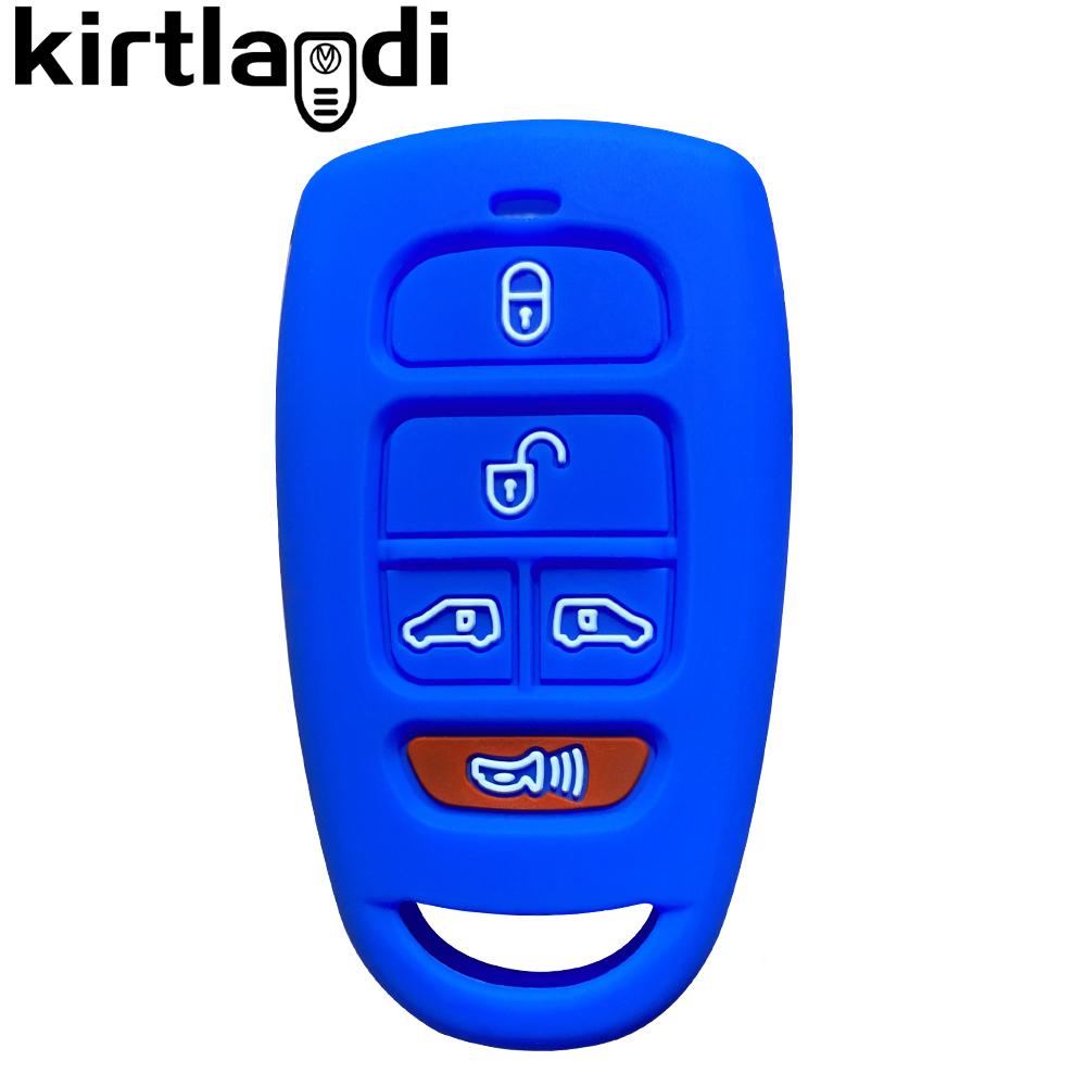 Silikonový obal držák na klíče od auta pro Kia Magentis Carens Sonata sorento rio soul forte pro Hyundai Tucson accent Santa Fe Avante