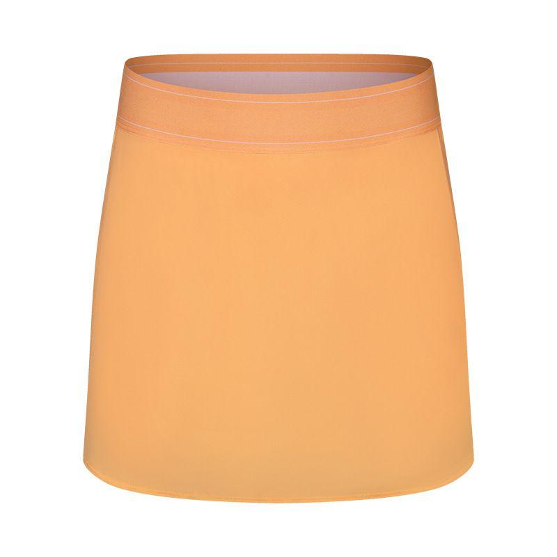 

Export Spring and Summer New Golf Quick-Drying Track Pants Skirt with Pocket Running Fitness Sports Fake Two-Piece Tennis Skirt Boston Orange 8 (57.50 kg-62.50 kg
