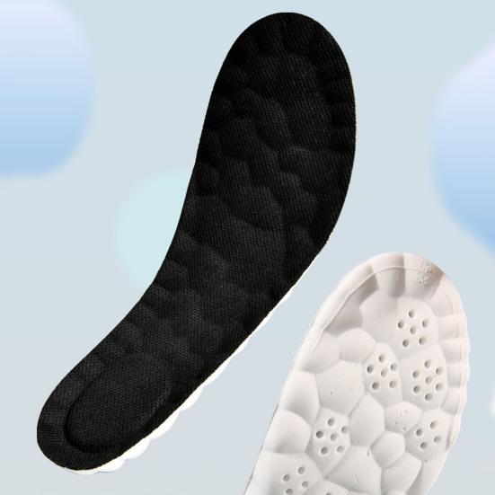 1 Pair 4D Cloud Insoles Shock Absorption Memory Foam Sports Shoes Inserts Soft Breathable Men Women Arch Support Orthopedic Massage Foot Pads