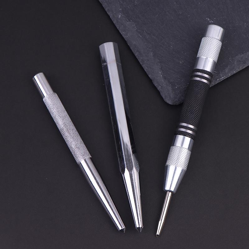 Centre Punch Metal Hardened Cr-V Steel Spot Dot Center For Metal Positioning Drill Hole Bit Drill Locator Hole Punch Hand Tools