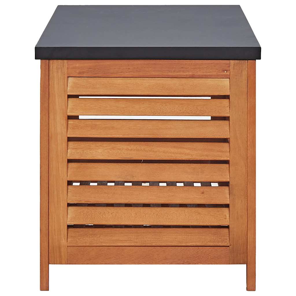 vidaXL Gartenbox 150x50x55 Cm Eukalyptus Massivholz