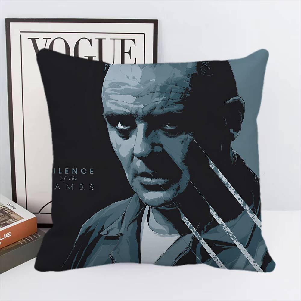 Horror TV Series Hannibal Pillow Case Square Pillow Bedroom Sofa Leisure Comfort Cushion Home Decoration